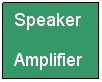 Text Box: Speaker
Amplifier
